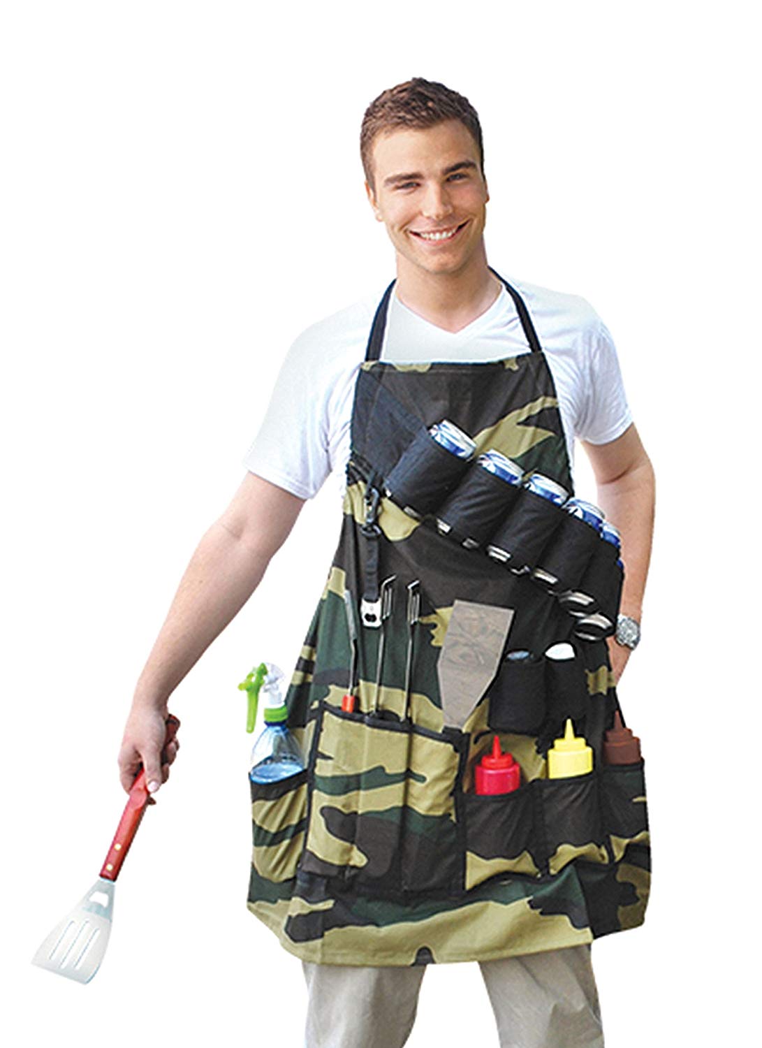BigMouth Inc The Grill Sergeant BBQ Apron Best Funny BBQ Grilling Apron