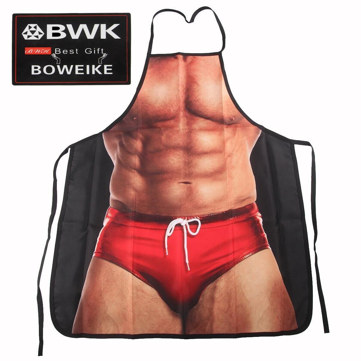 Boweike Sexy Muscle Man Kitchen Grilling Party Apron Boweike Sexy Muscle Man Kitchen Grilling Party Apron