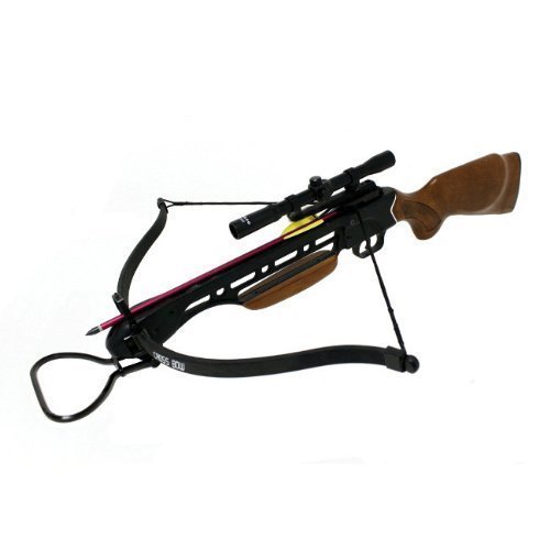 Manticore Sas 150lbs Crossbow With Scope, Extra Arrows and Rope Cocking Device