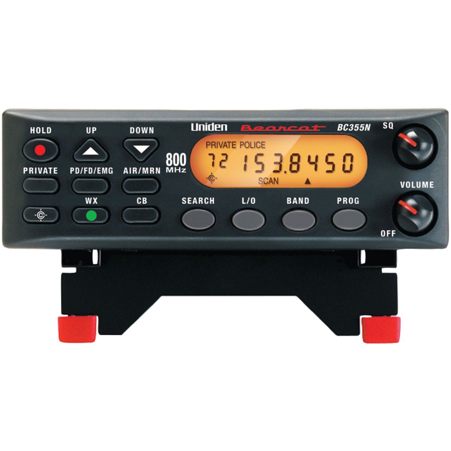 The Uniden 800 MHz 300-Channel Base Mobile Scanner The Uniden 800 MHz 300-Channel Base Mobile Scanner