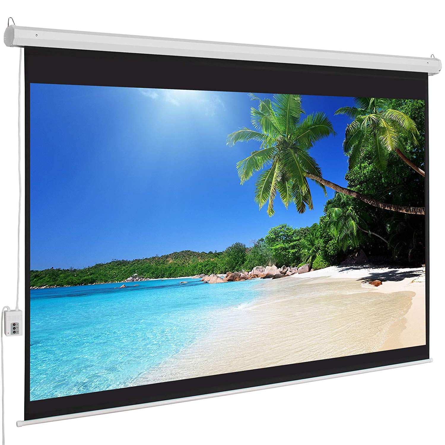 The Best Choice Products 100” Motorized Electric Projection Screen