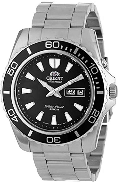 Orient Men's 'Mako II' Japanese Automatic Stainless Steel Diving Watch. Orient Men's 'Mako II' Japanese Automatic Stainless Steel Diving Watch.