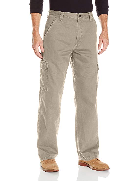 Wrangler Authentics Men's Classic Twill Relaxed Fit Cargo Pant