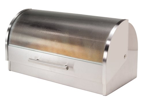 Oggi Stainless Steel Roll Top Bread Box Oggi Stainless Steel Roll Top Bread Box