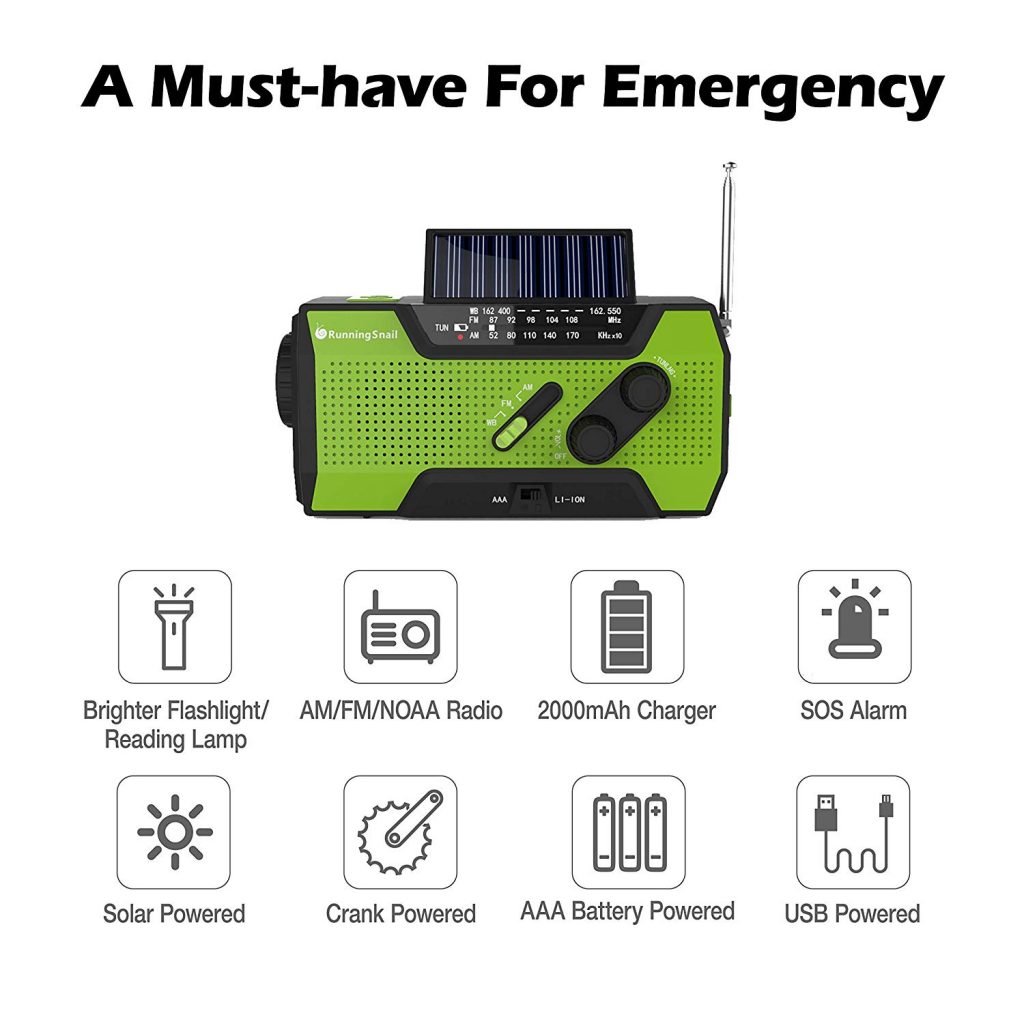 Best Emergency Radio 2021 Top Crank Emergency Radio