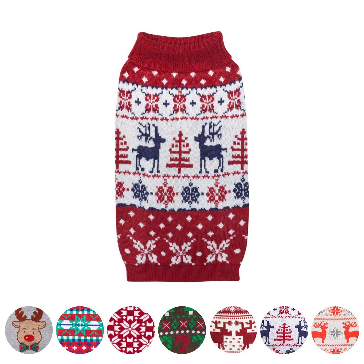 Blueberry Pet Christmas Dog Sweater