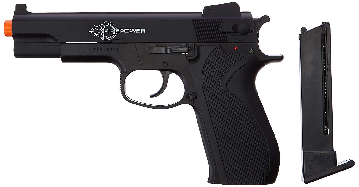 Firepower .45 Metal Slide Airsoft Pistol, 6mm