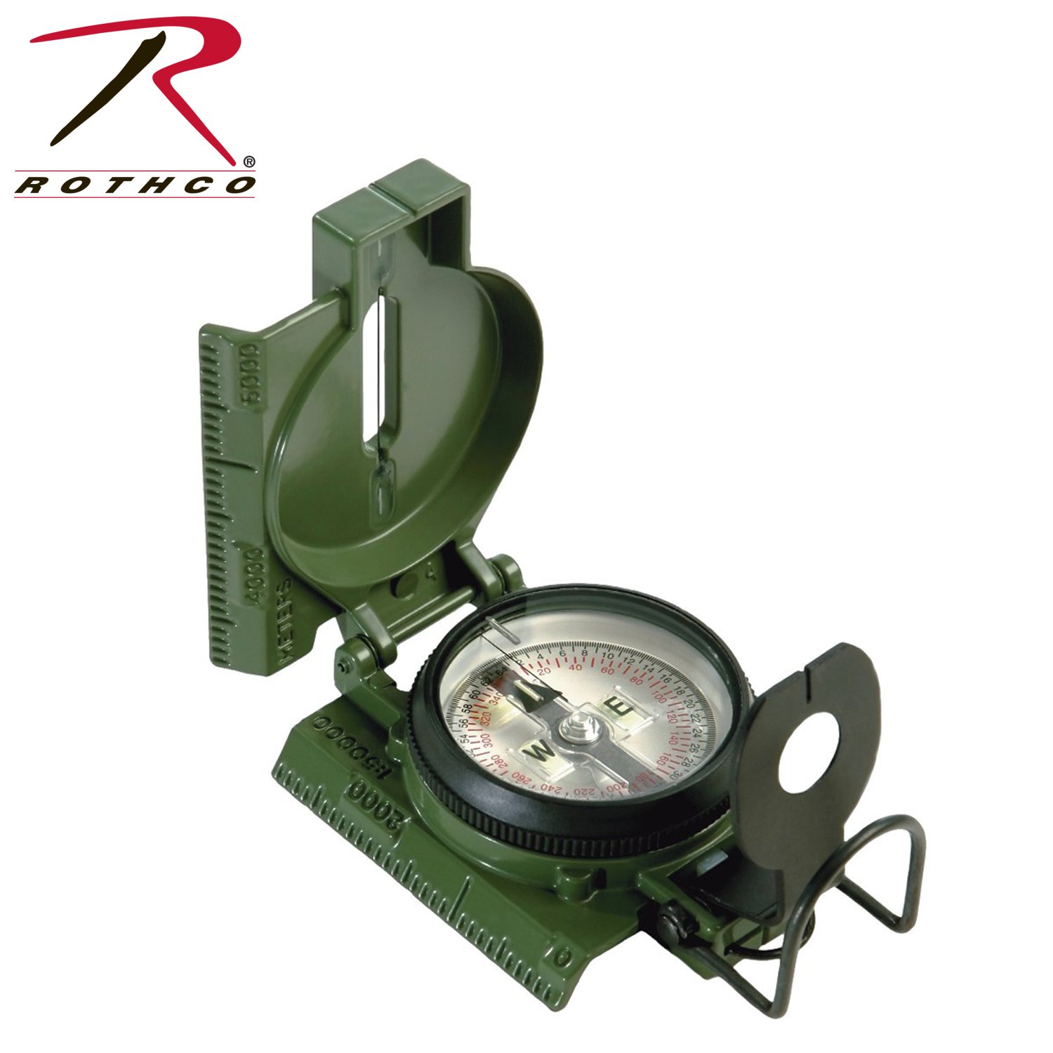Rothco 3H Cammenga G.I. Military Tritium Lensatic Compass