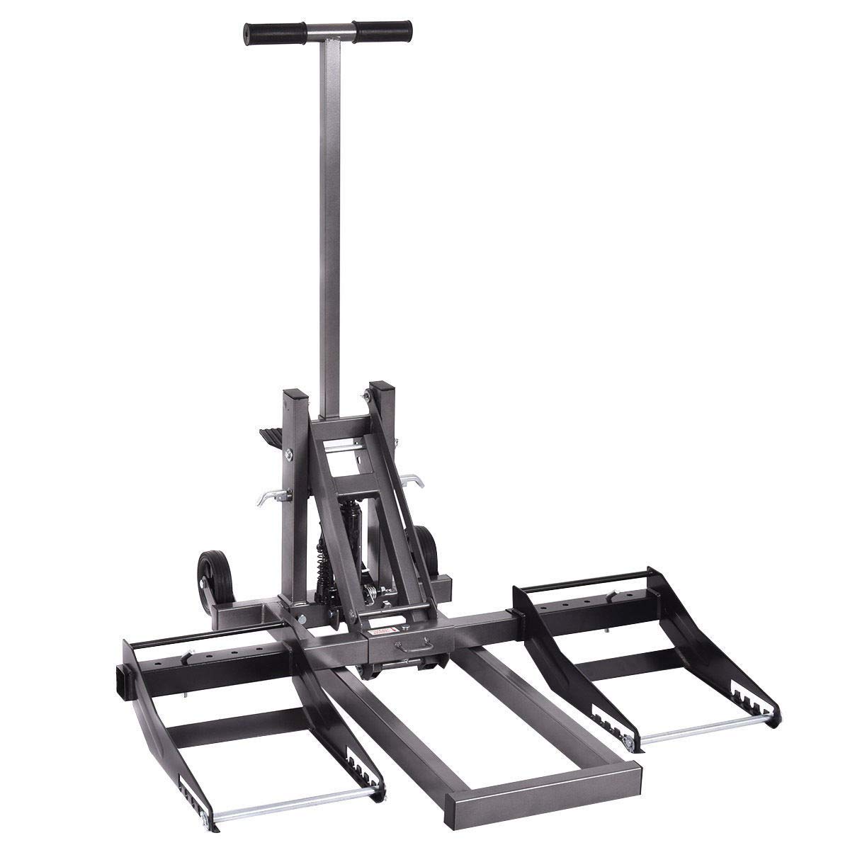 Apontus, High Lift Jack Hydraulic Foot Pump Lawn Mower