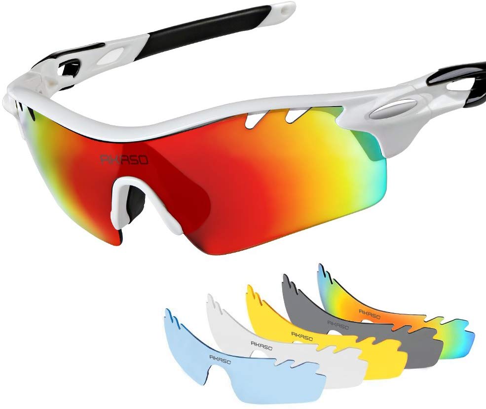 AKASO Men's Chameleon Multisport Polarized Sunglasses 