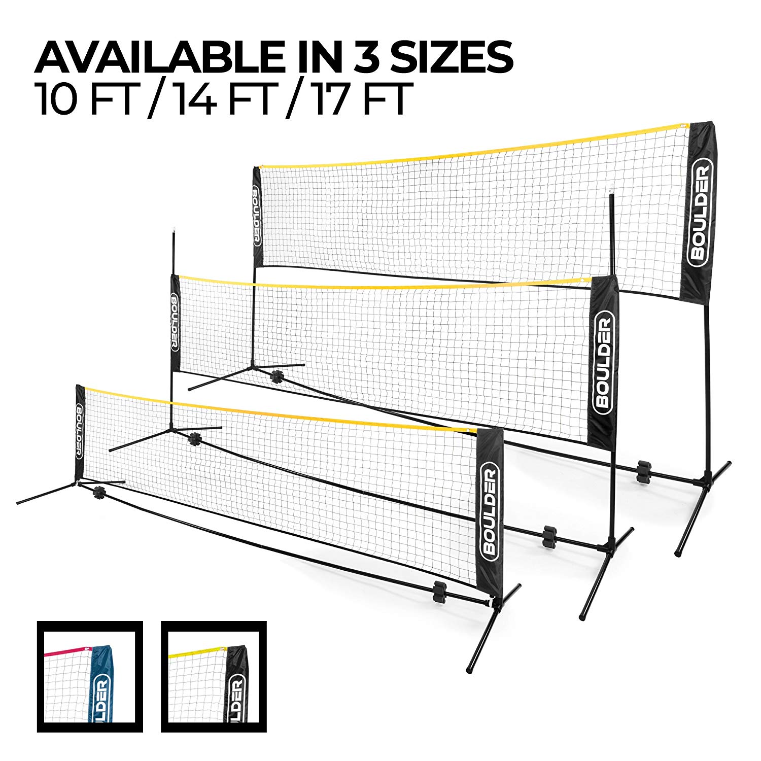 Boulder, Portable Badminton Net Set