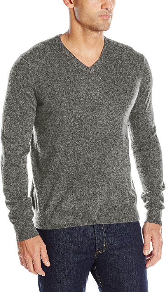 Williams Cashmere Men's 100% Cashmere V-Neck Sweater
