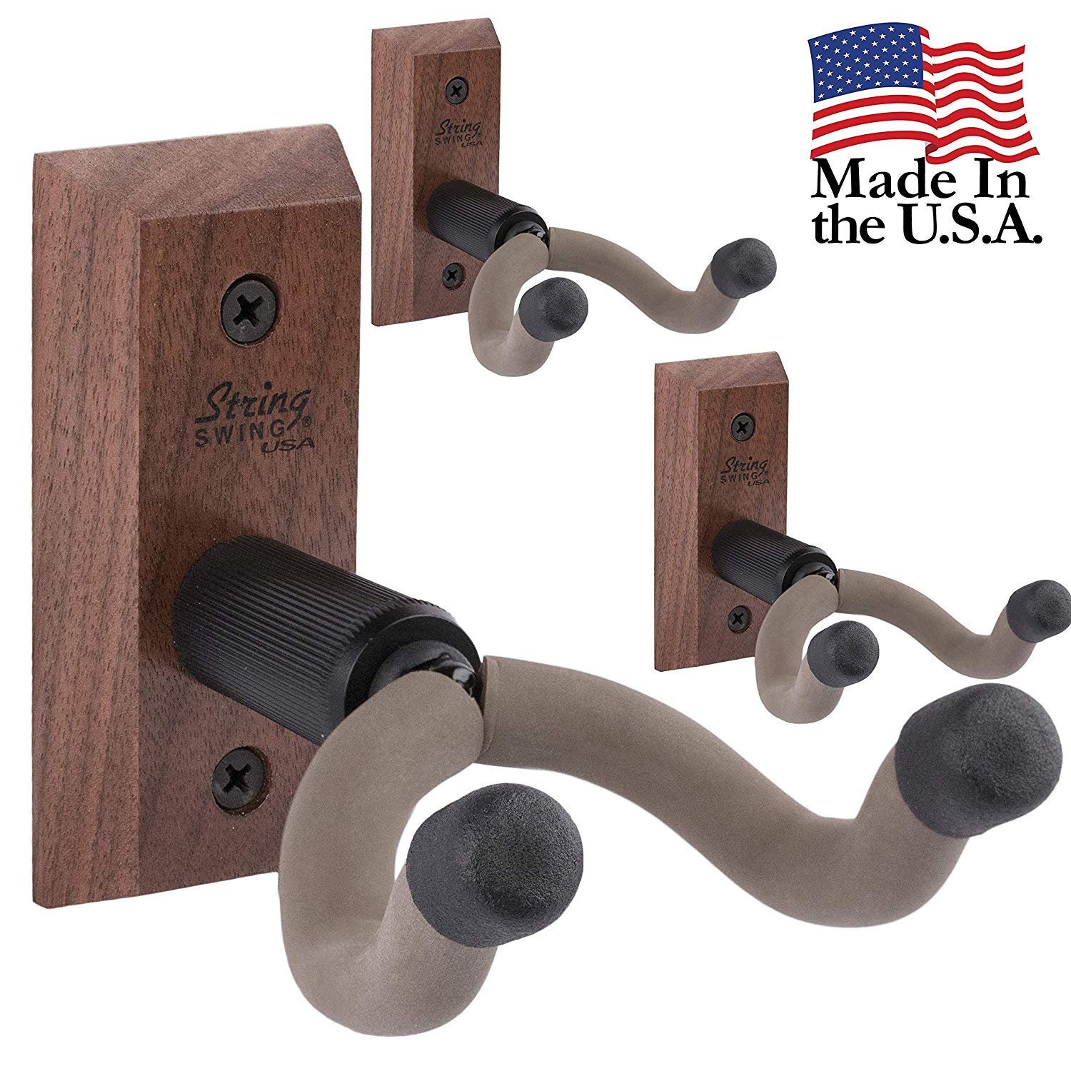 String Swing Hardwood Home & Studio Guitar Hanger