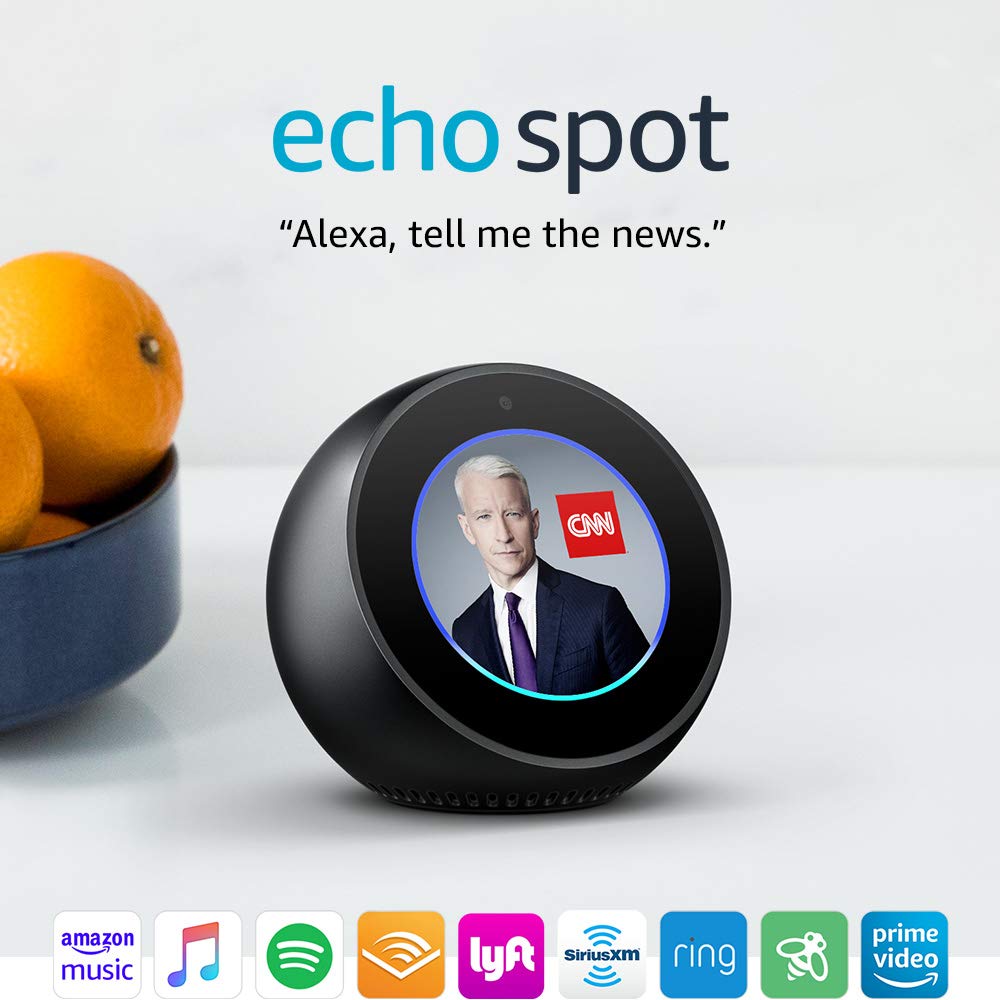Echo Spot - Smart Alarm Clock 