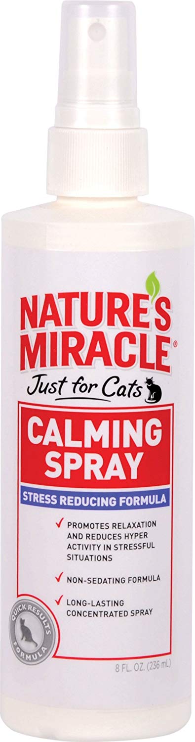 Nature's Miracle Just for Cats Calming Spray Stress-Reducing Formula