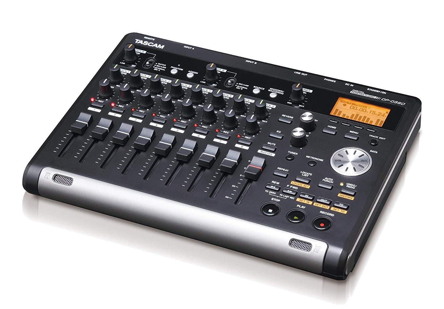 Tascam Dp-03sd 8-track Digital Portastudio Multi-track Audio Recorder.