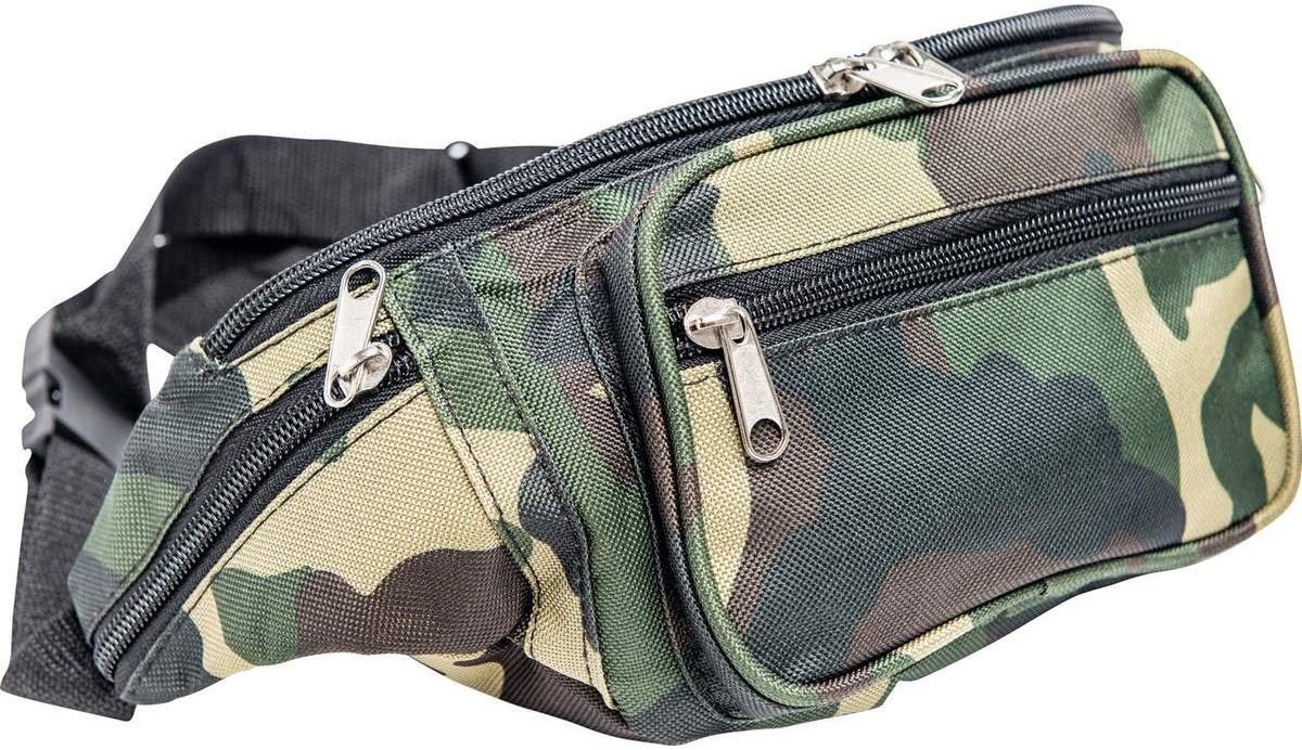 Extreme Pak Invisible Pattern Camo Water Repellent Waist Bag Extreme Pak Invisible Pattern Camo Water Repellent Waist Bag