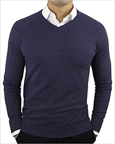 CC Perfect Slim Fit V Neck Sweaters for Men 