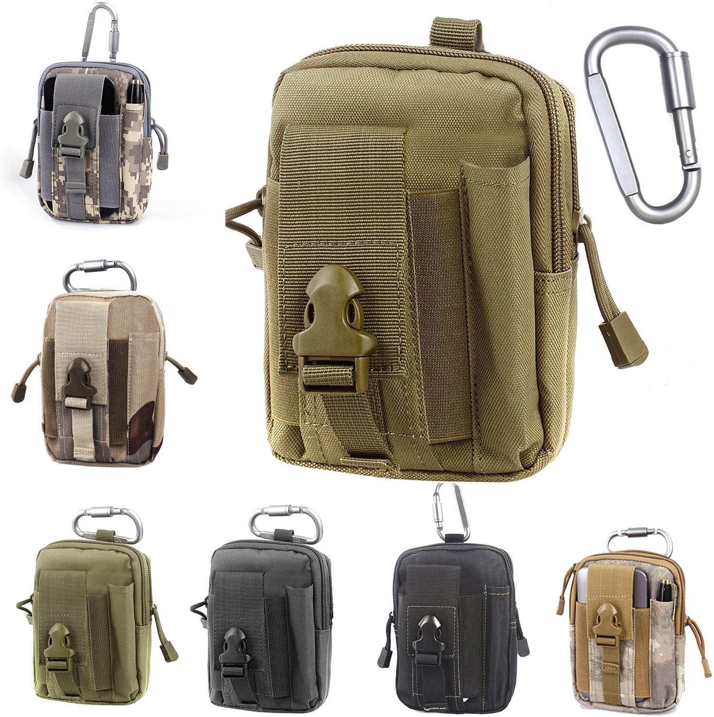 Unigear Compact Multipurpose Tactical Molle EDC Utility Gadget Pouch Tools Waist Bag with Holster Holder Unigear Compact Multipurpose Tactical Molle EDC Utility Gadget Pouch Tools Waist Bag with Holster Holder