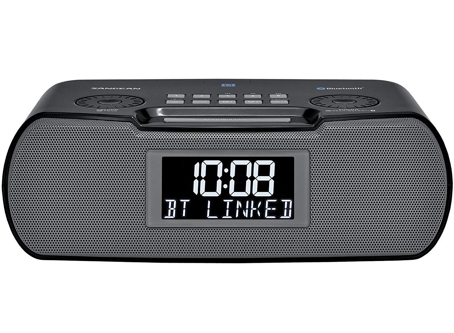 Sangean Rcr-20 Fm-rds (Rbds) Am/bluetooth/aux-in/usb Phone Charging Digital Tuning Clock Radio
