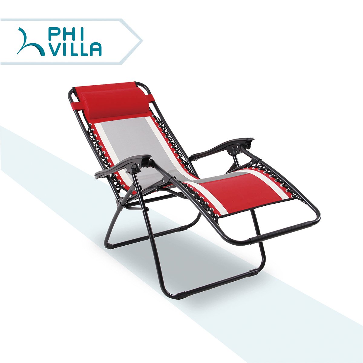 Phi Villa Mesh Fabric Zero Gravity Lounge Chair 