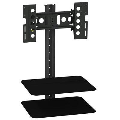 AVF, ESL422B-T Tilt and Turn TV Mount with 2 AV Shelves