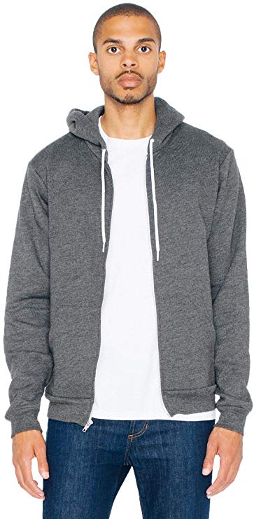 American Apparel Men Flex Fleece Zip Hoodie