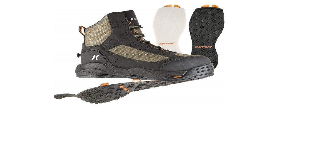 hiking in wading boots
