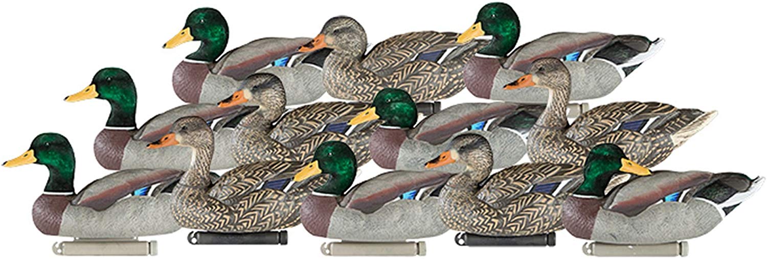 Dakota Decoy X-Treme Flocked Drake Head Mallards