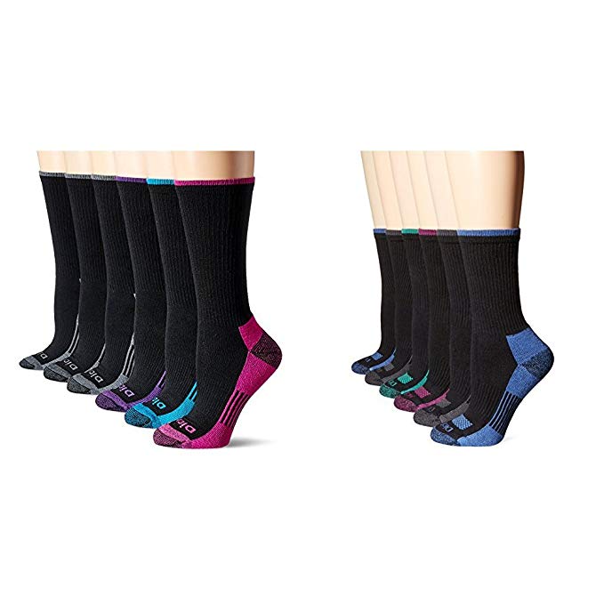 Dickies Women's Dritech Advanced Moisture Wicking Crew Sock