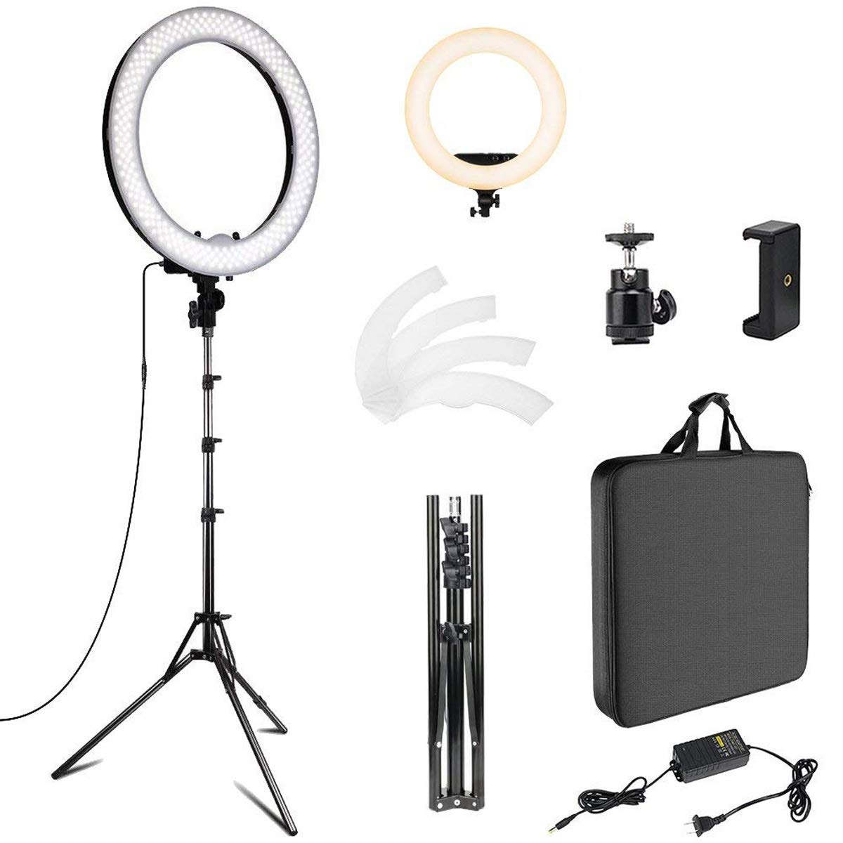 Fstop Labs, 18-inch Photo Video Bi-color Led Selfie Ring Beauty Light With Stand