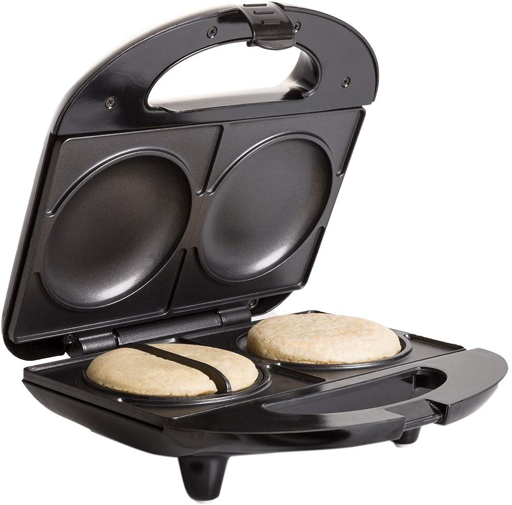Holstein Housewares HH-0937013SS Fun Arepa and Mini Empanada Maker