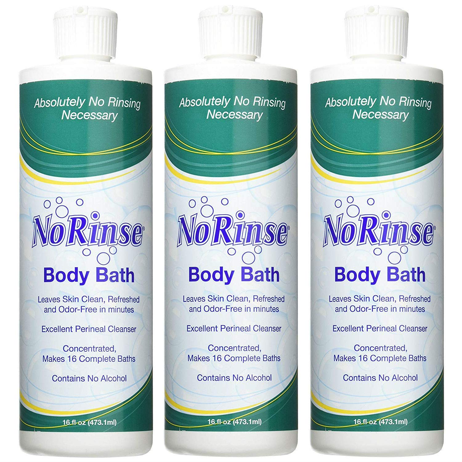 No-Rinse Body Bath, 16 fl oz - Leaves Skin Clean