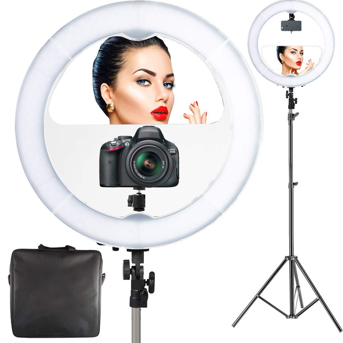 Photo Doctor, Led Video Ring Light With Mirror