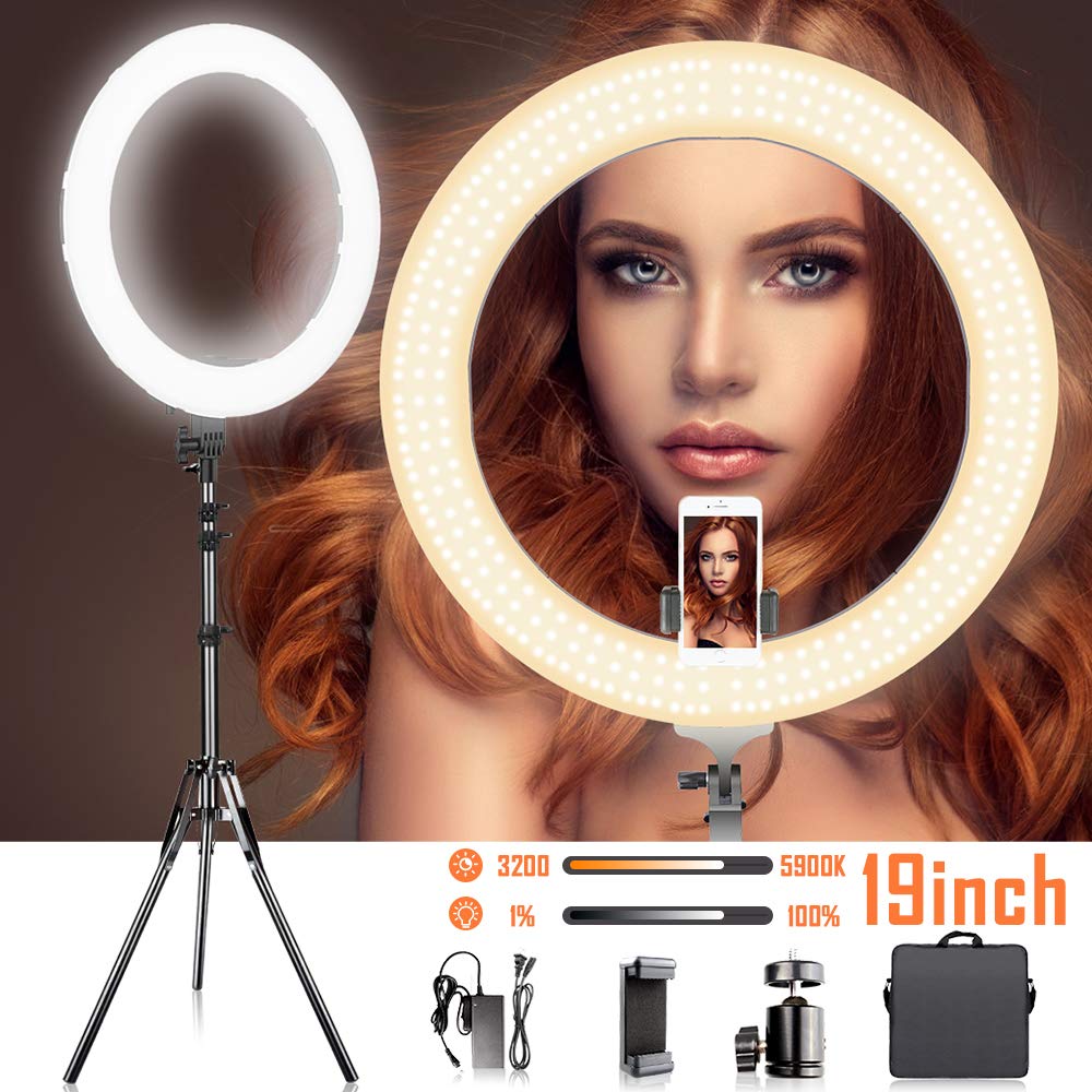 Samtian Adjustable Temperature Ring Light