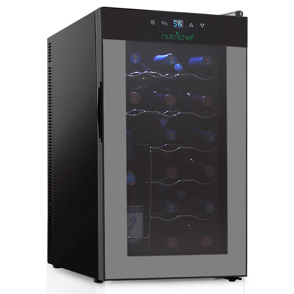 Nutrichef 18 Bottle Wine Cooler Refrigerator Nutrichef 18 Bottle Wine Cooler Refrigerator