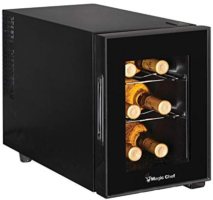 Magic Chef 6 Bottle Countertop Wine Cooler