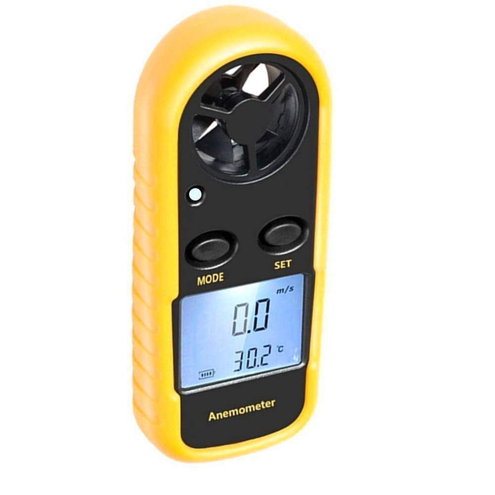 Elenest Anemometer, Digital Lcd Wind Speed Meter Elenest Anemometer, Digital Lcd Wind Speed Meter