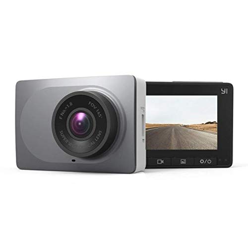 Yi Smart Dash Cam, 2.7” Screen 1080p60 Full Hd 165 Wide Angle Front Dashboard Camera