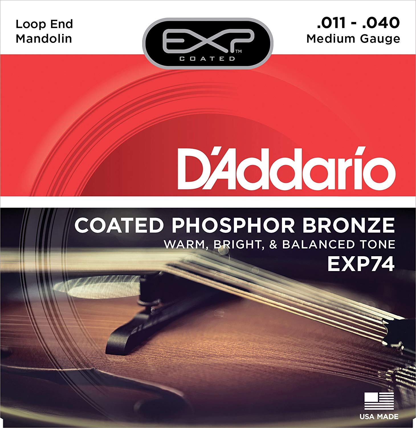 D'addario Coated Phosphor Bronze Strings D'addario Coated Phosphor Bronze Strings