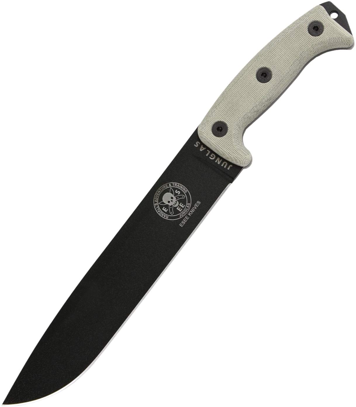 ESEE ESJUNGLAS-BRK Junglas Knife, Black ESEE ESJUNGLAS-BRK Junglas Knife, Black
