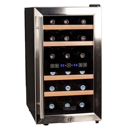 Koldfront Twr187ess 18 Bottle Free Standing Dual Zone Wine Cooler Koldfront Twr187ess 18 Bottle Free Standing Dual Zone Wine Cooler
