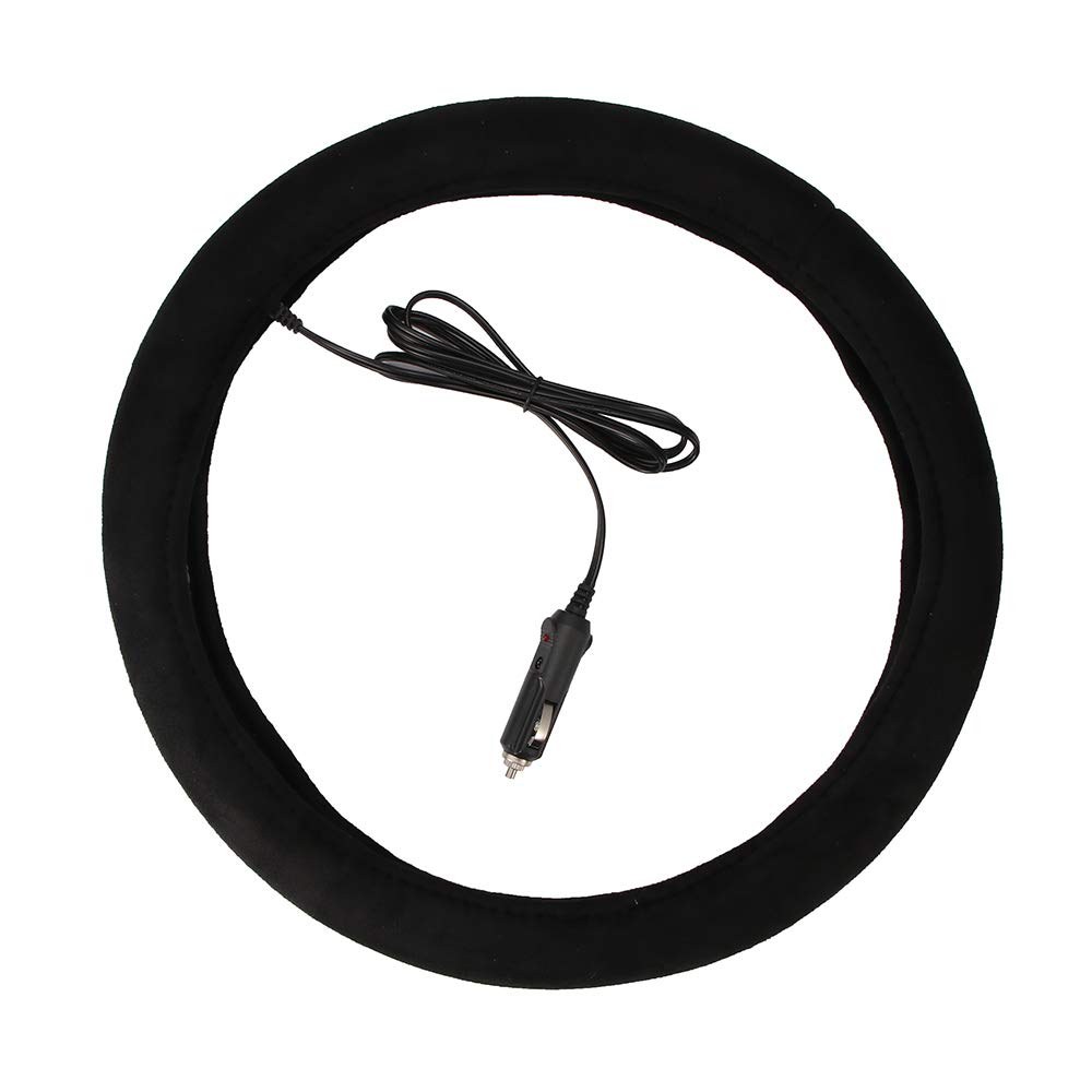 Lemonbest 12v Heated Steering Wheel Covers