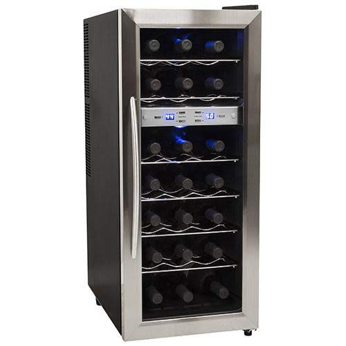 Edgestar Twr215ess 21 Bottle Freestanding Dual Zone Stainless Steel Wine Cooler