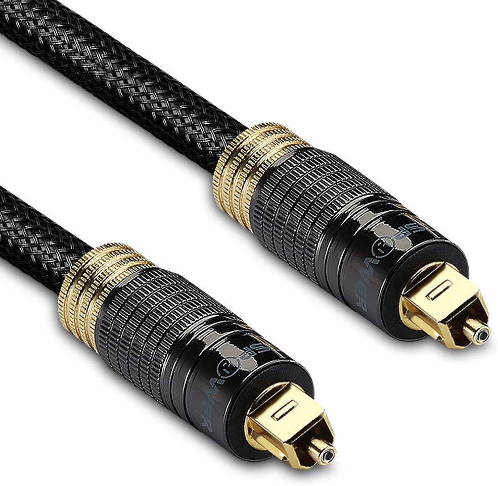FosPower (10 Feet) 24K Gold Plated Toslink Digital Optical Audio Cable (S/PDIF) FosPower (10 Feet) 24K Gold Plated Toslink Digital Optical Audio Cable (S/PDIF)