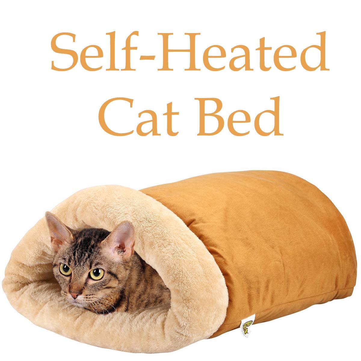 Pet Magasin Self Warming Cat Thermal Bed | Pet Magasin –fleece and Faux Fur