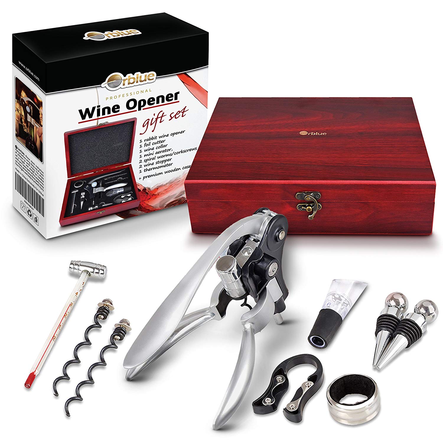 Orblue Rabbit Wine Opener Set