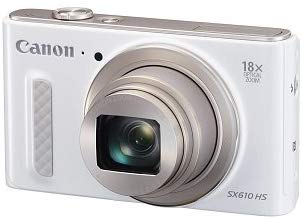Canon PowerShot SX610 HS - Wi-Fi Enabled (White) Canon PowerShot SX610 HS - Wi-Fi Enabled (White)
