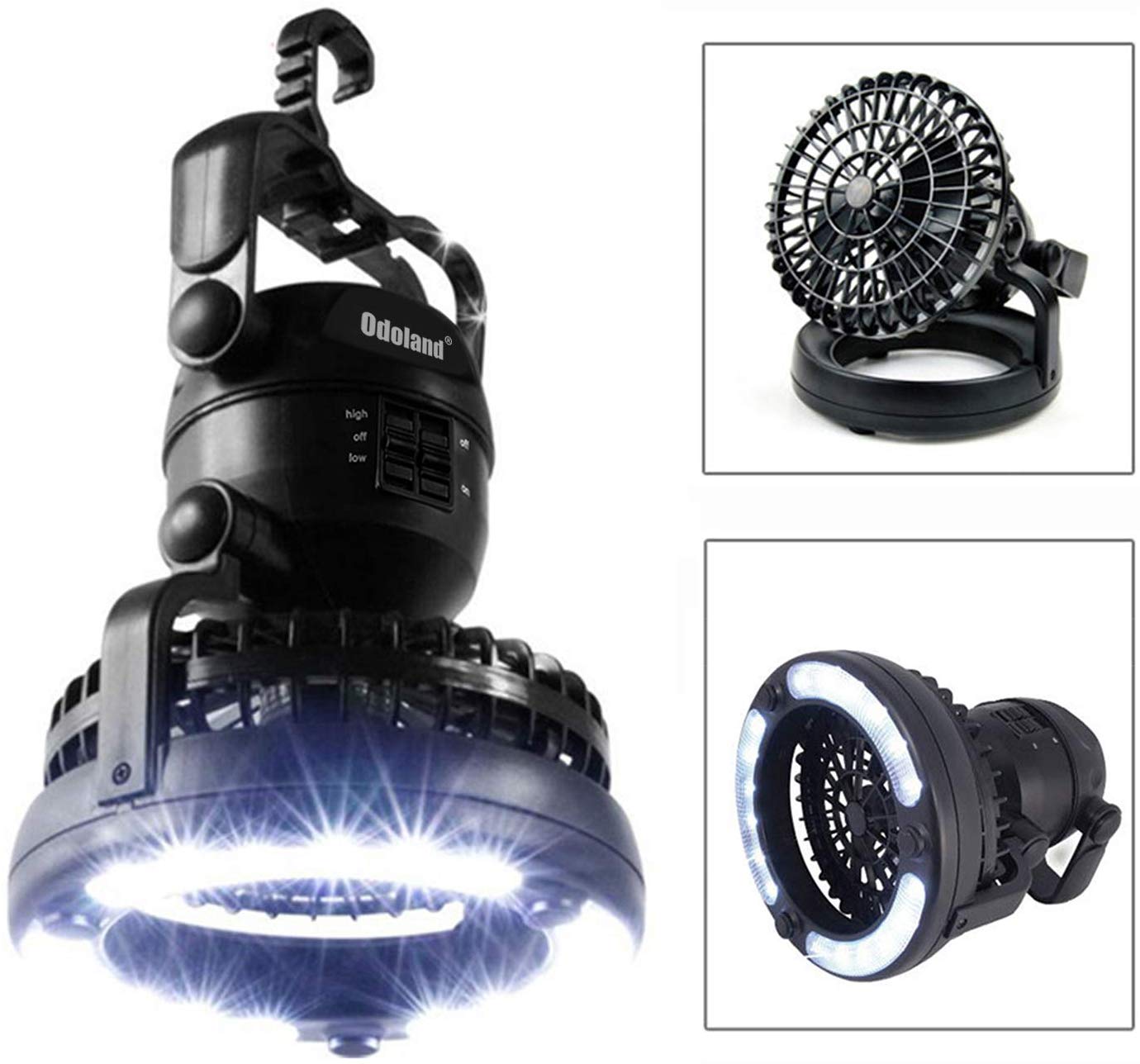 Imagine Portable LED Camping Lantern with Ceiling Fan Imagine Portable LED Camping Lantern with Ceiling Fan