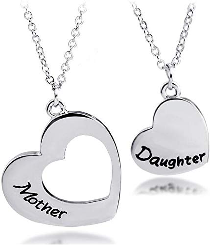 KUIYAI Matching Hearts Set of Two Necklaces KUIYAI Matching Hearts Set of Two Necklaces